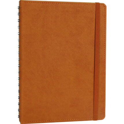 KP-40 17,5 x 24 cm Taba Gizli Spiralli Ajanda Kapağı