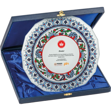 EKT-450 25 x 25 cm Kutulu Kristal Plaket