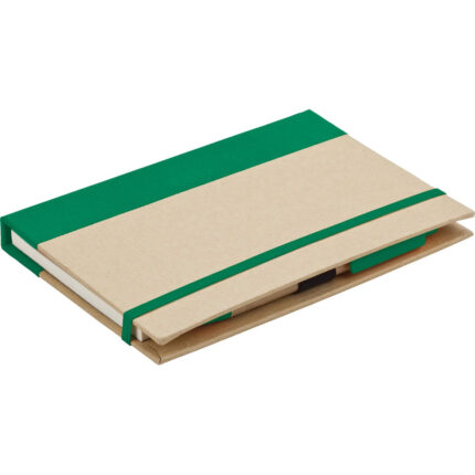 GD-017 17,5 x 12 x 1,5 cm Yeşil Renkli Yapışkanlı Notluk